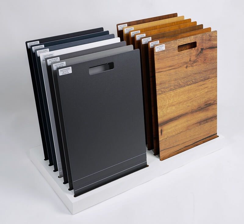 Portes Inotherm : gamme illimitée de couleurs