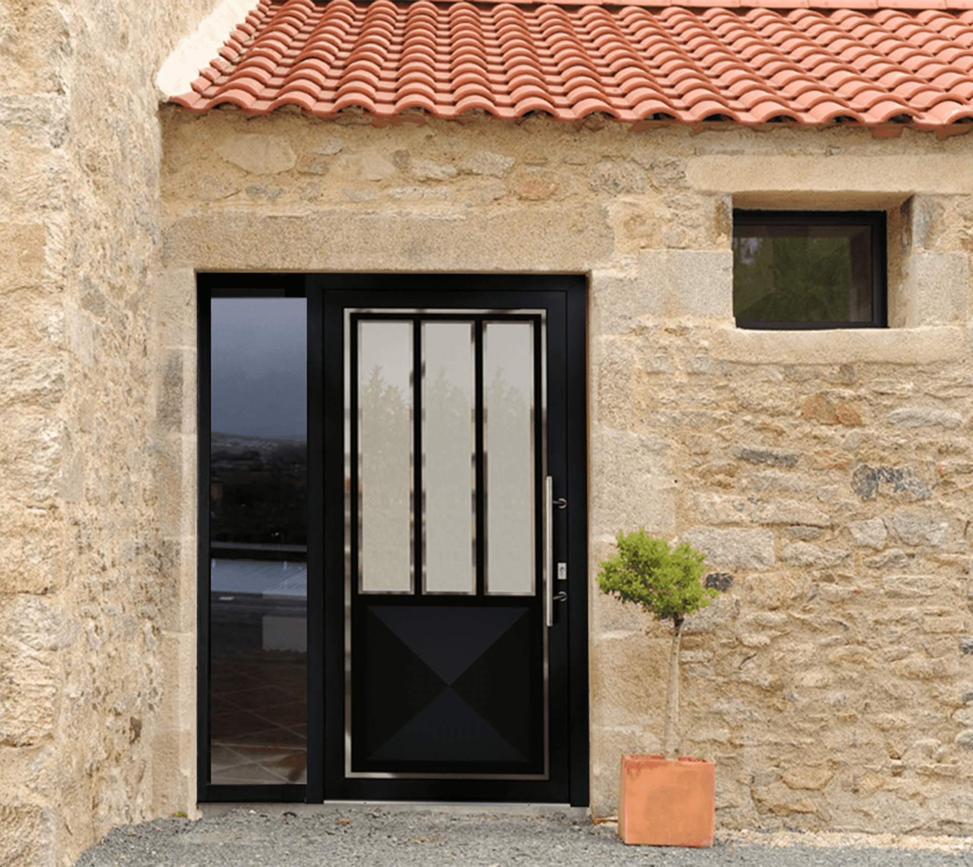 Panneaux porte d'entrée Verrissima - Trihome menuiseries