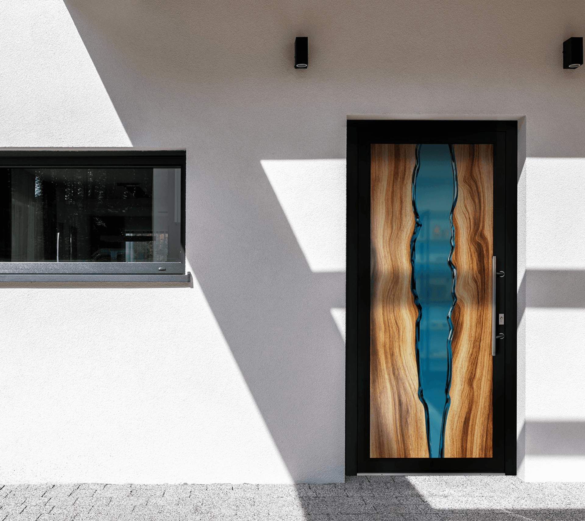 Porte d'entrée sur mesure Verrissima - Trihome menuiseries