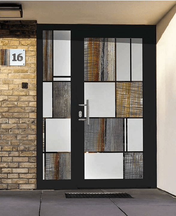 Porte d'entrée différents styles vitrés Verrissima - Trihome menuiseries