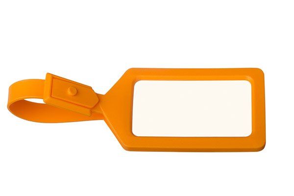 Orange Luggage Tag — Waterloo, IA — Sandee's Orange Luggage Tag — Waterloo, IA — Sandee's