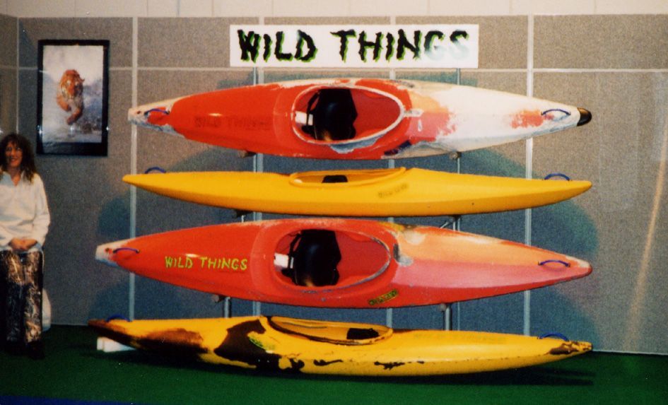 wild one all-round kayaks on display
