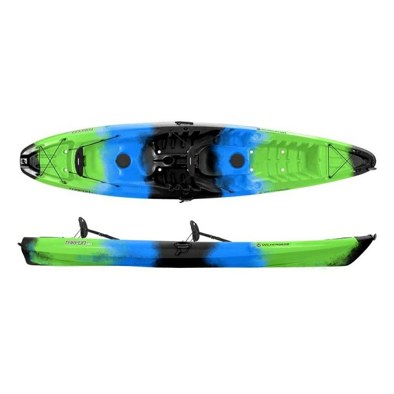 wilderness systems tarpon 130 double sit on top kayak red