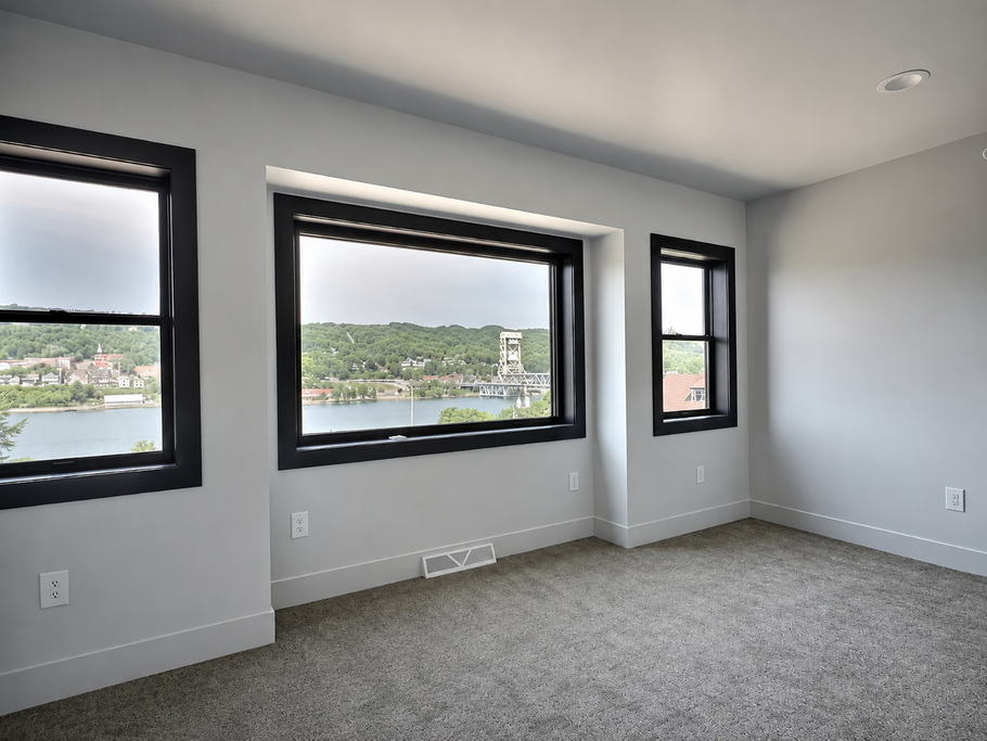 Modern remodeled apartment interior with contemporary finishes