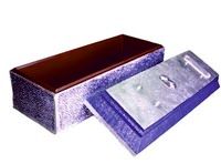 purple toned burial vault
