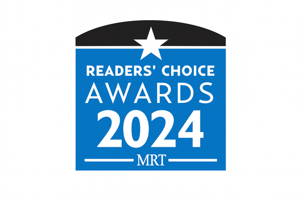 Readers' Choice Awards 2024 logo in blue and white with a star, the text