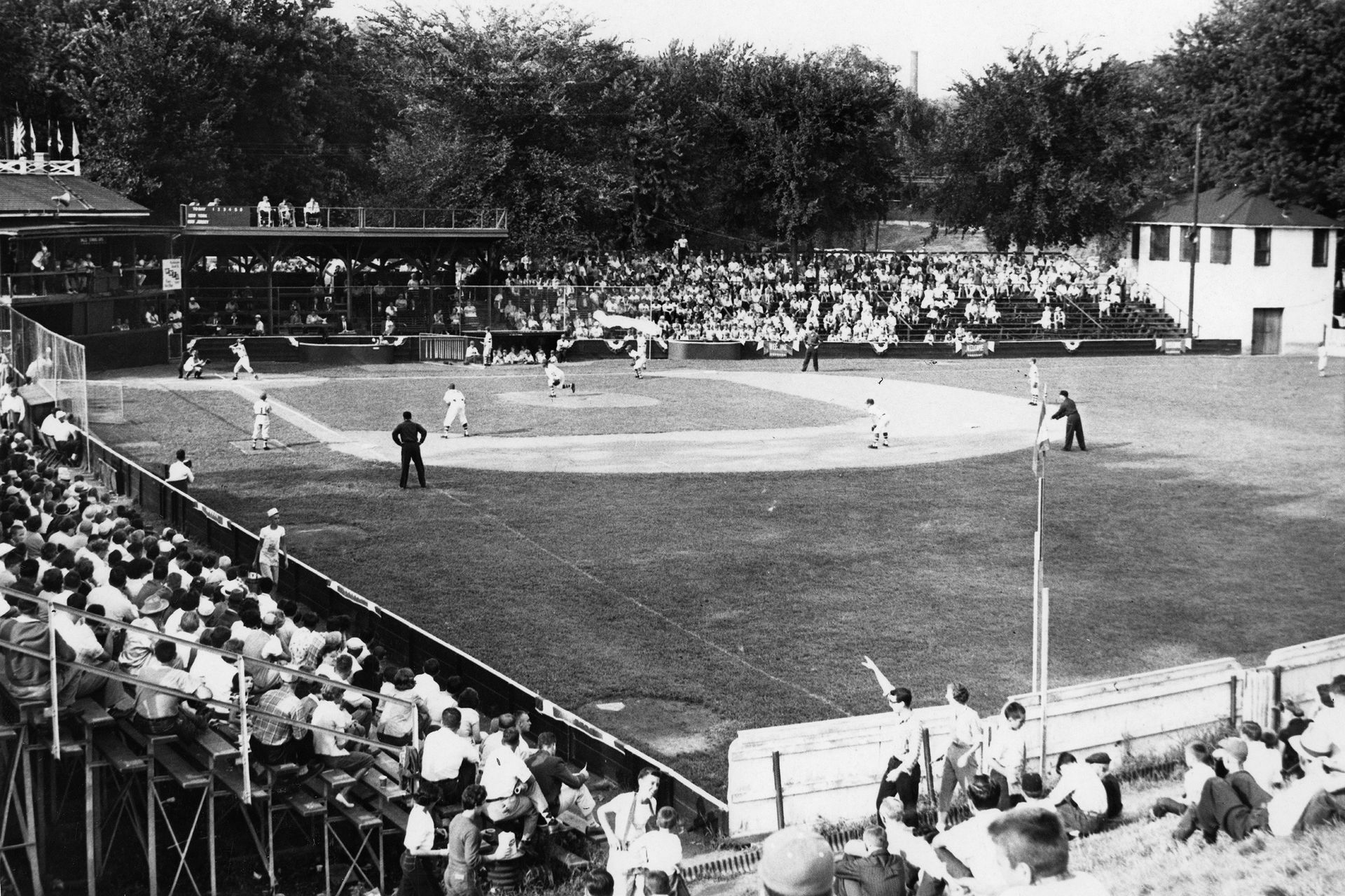 Little League game at Memorial Park Field in Williamsport, PA. Photo credit:  James V. Brown Library