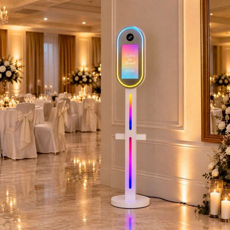Modern photo pod booth hire for weddings in Cork