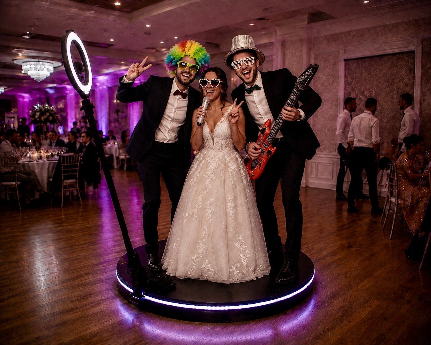 360 photo booth wedding entertainment Cork