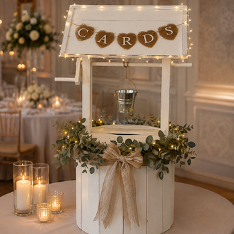 Wishing well post box hire for weddings in Cork
