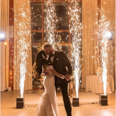 Cold sparks during a wedding first dance in Cork