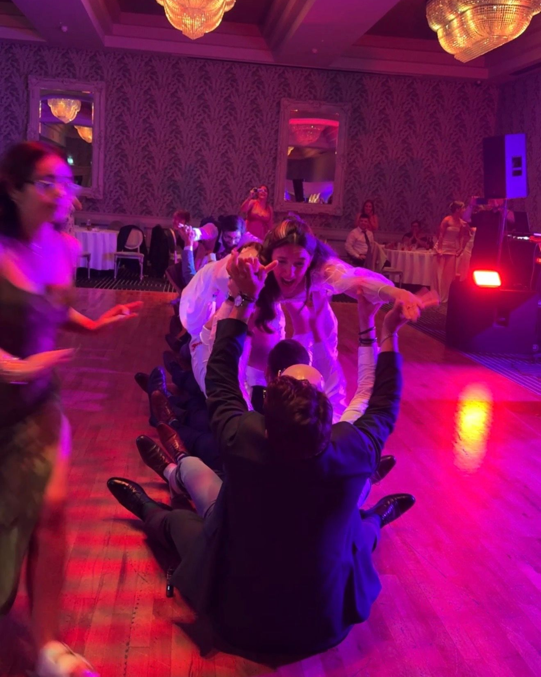 Wedding DJ performing at a wedding in Cork