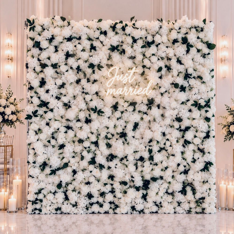 Flower wall hire for weddings in cork