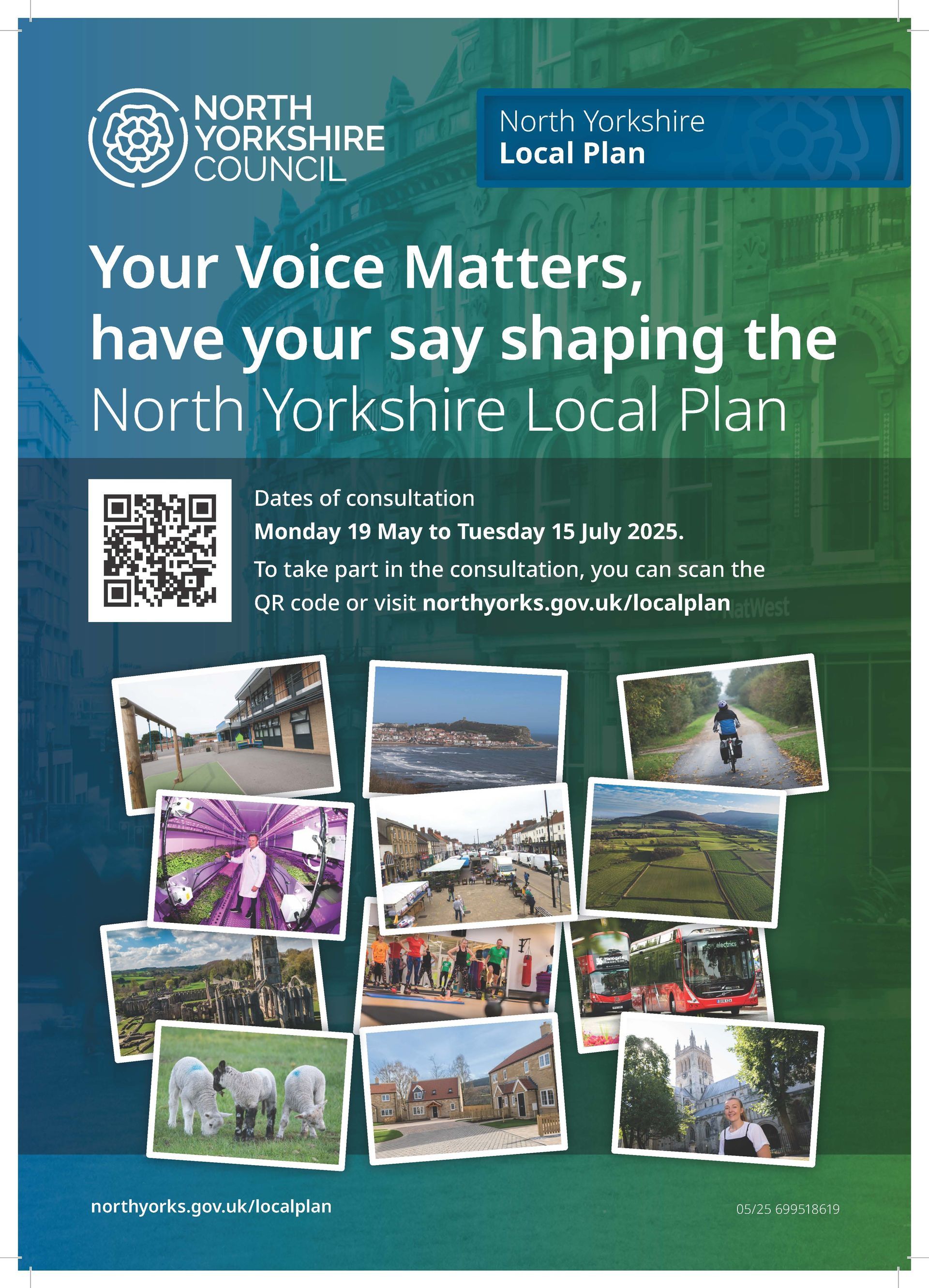 Your Voice Matters,
have your say shaping the
North Yorkshire Local Plan