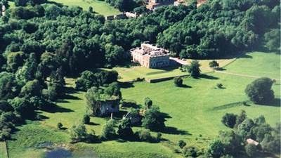 Ariel view of Temple House