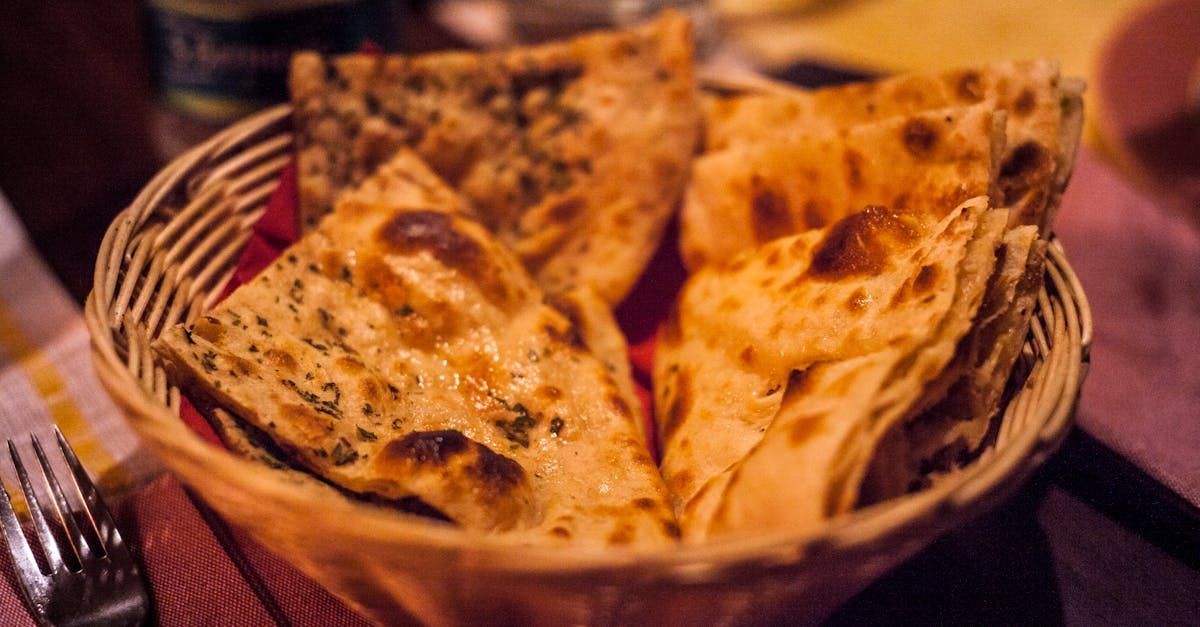 Chapati Bread in a basket