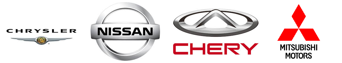 Chrysler, Nissan, Chery, Mitsubishi Motors