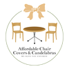 Affordable Chair Covers And Candelabras Affordable Chair Covers And Candelabras