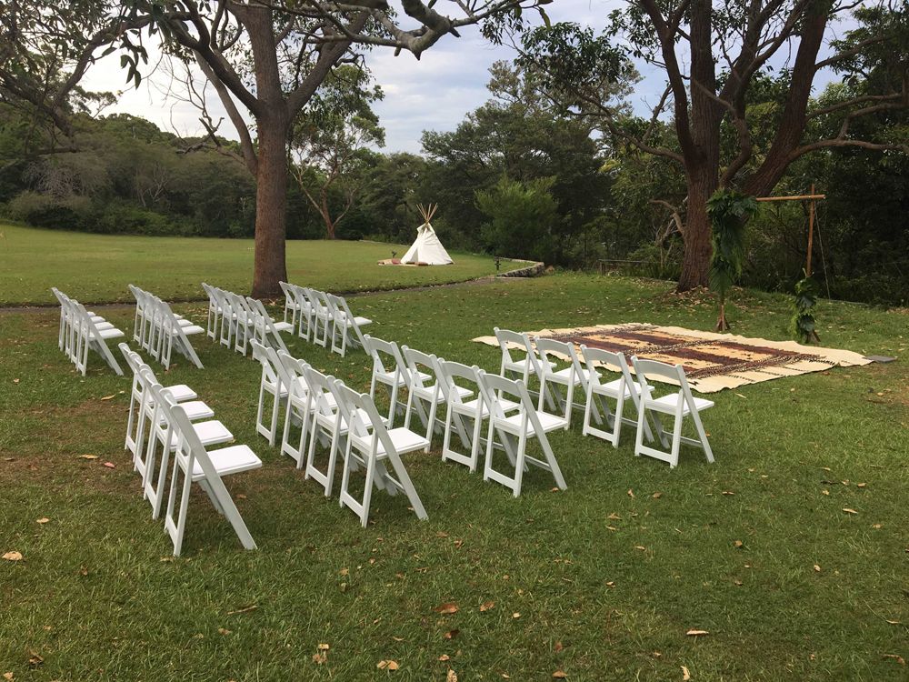 Chairs Outdoor — Sydney, NSW — Affordable Chair Covers & Candelabras