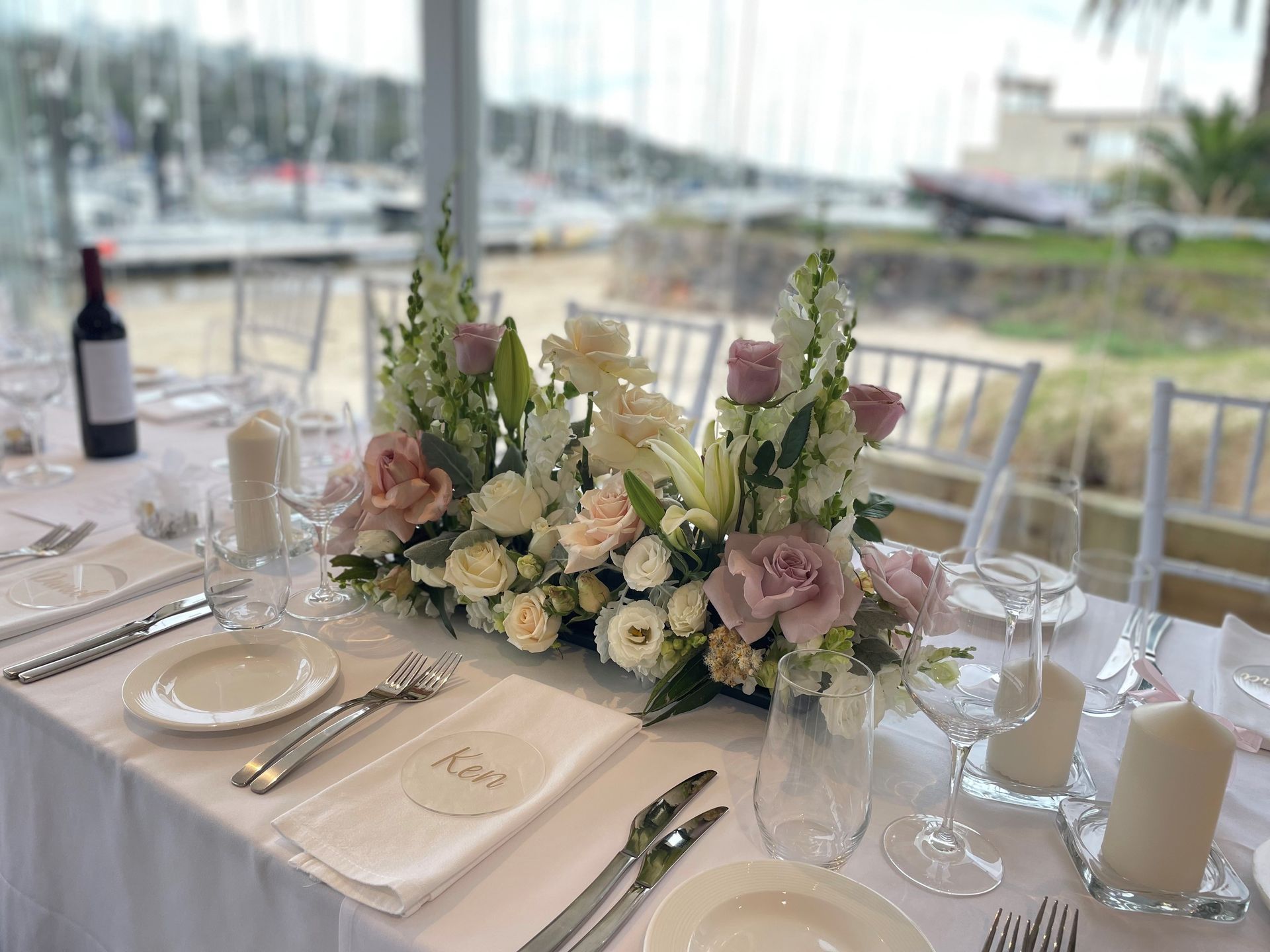 Bridal Holding White Flowers — Pialba, QLD — Wide Bay Crane Hire Bridal Holding White Flowers — Pialba, QLD — Wide Bay Crane Hire