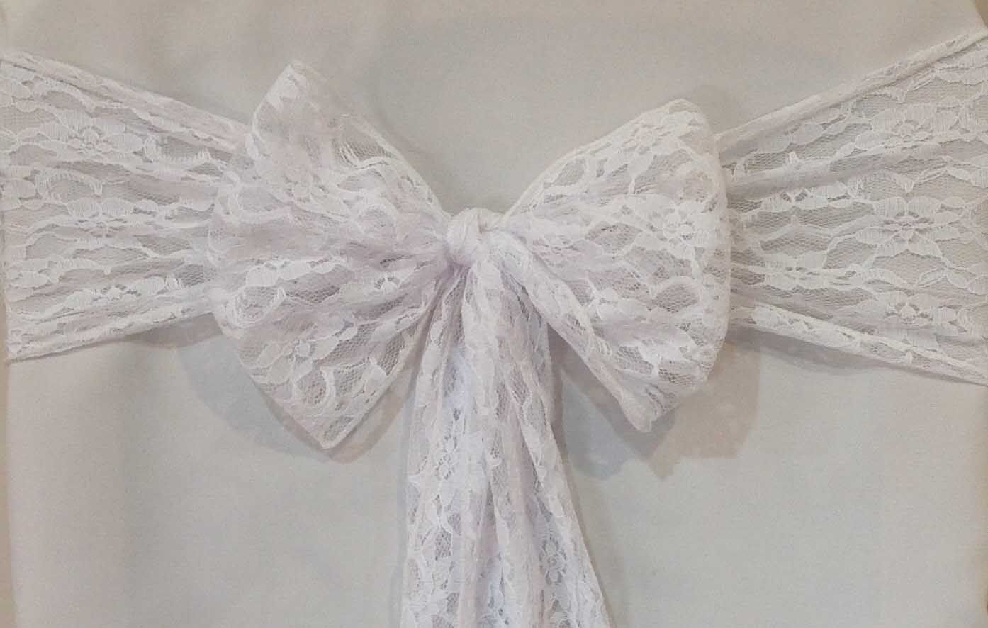 Elegant White Misc. Sashes — Sydney, NSW — Affordable Chair Covers & Candelabras