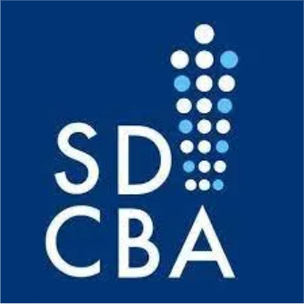 Securities and Exchange Commission logo with white “SD CBA” on blue background and dotted column symbol