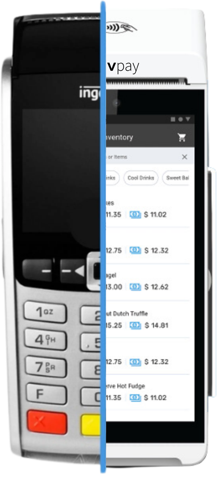 Traditional processing vs Buyer's Choice terminal