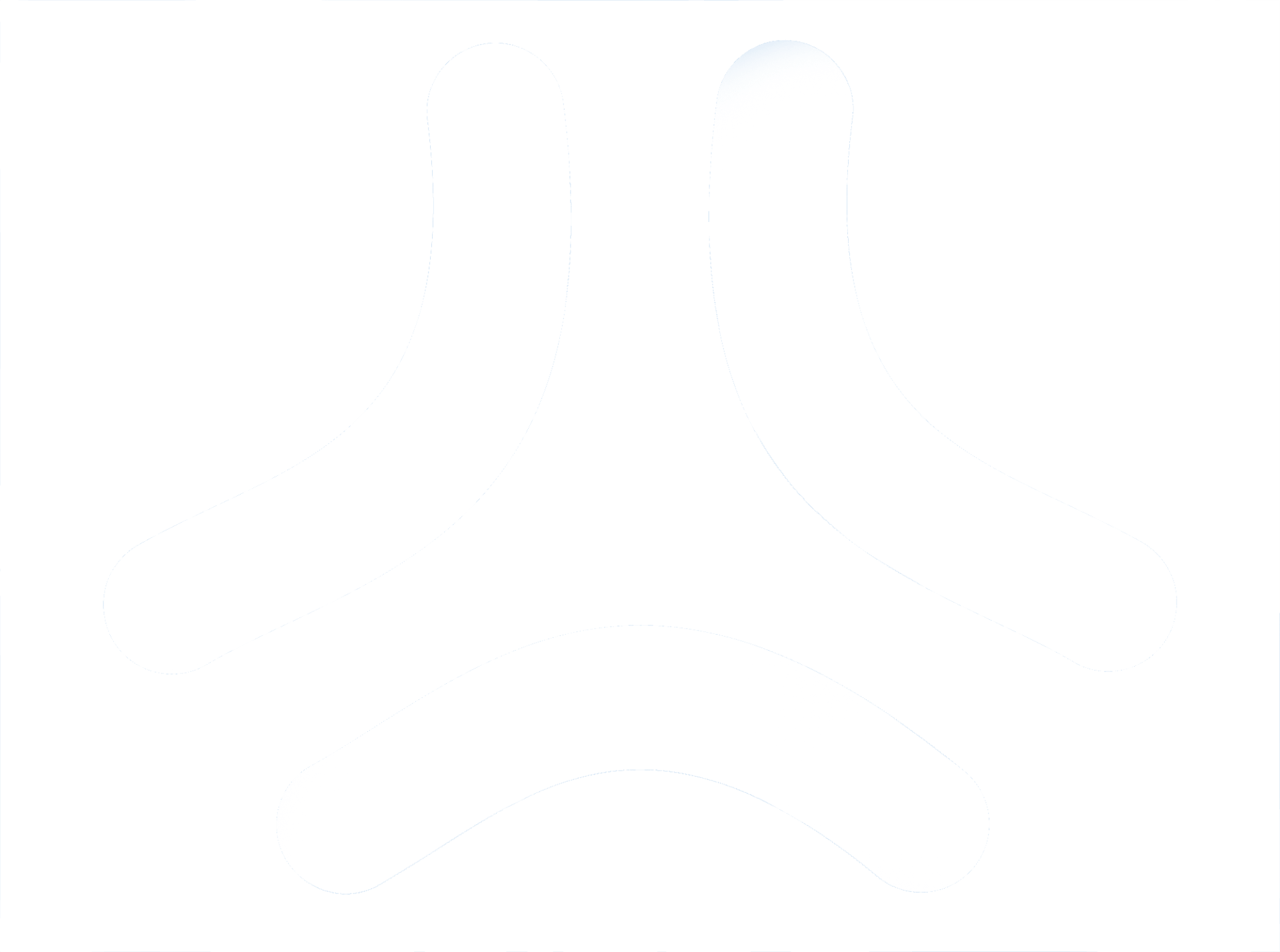 white Evolv logo icon