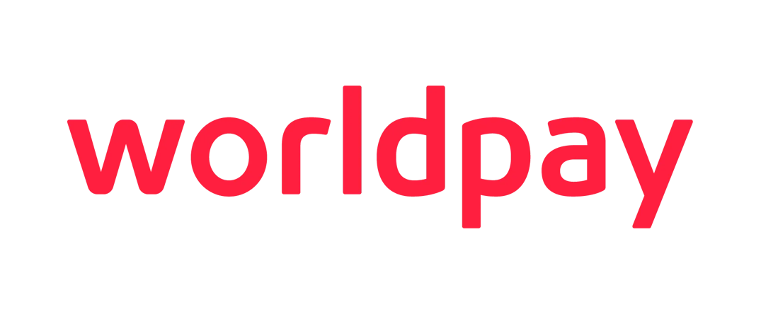 Worldpay logo in red lowercase text on a white background
