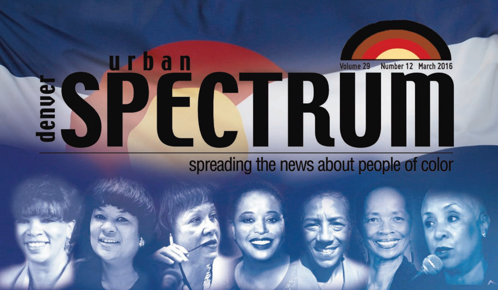 The cover of the denver urban spectrum magazine