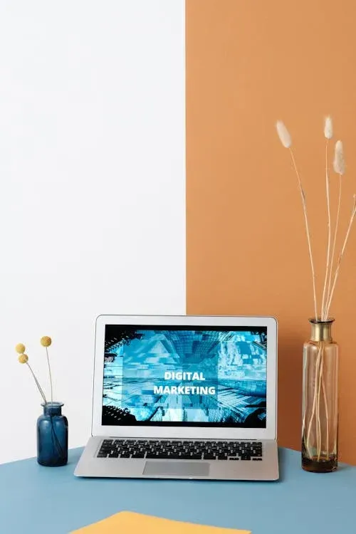 Laptop displaying 