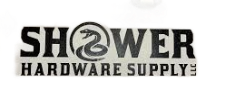 Black logo with white text: 