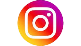 Instagram logo with a pink, orange, and yellow gradient background and white camera icon