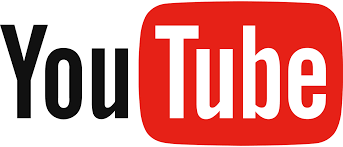 YouTube logo with black “You” and white “Tube” in a red rounded rectangle