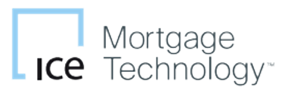 Ice Mortgage Technology logo with light blue bracket icon and gray text