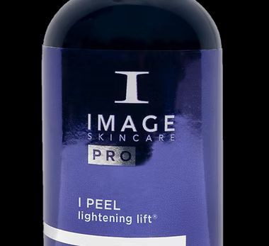 A bottle of image skincare pro i peel lightening lift