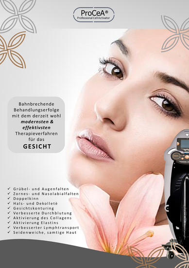 Eine Nahaufnahme des Gesichts einer Frau mit einer Blume vor ihr.