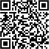 Ein schwarz-weißer QR-Code auf weißem Hintergrund.