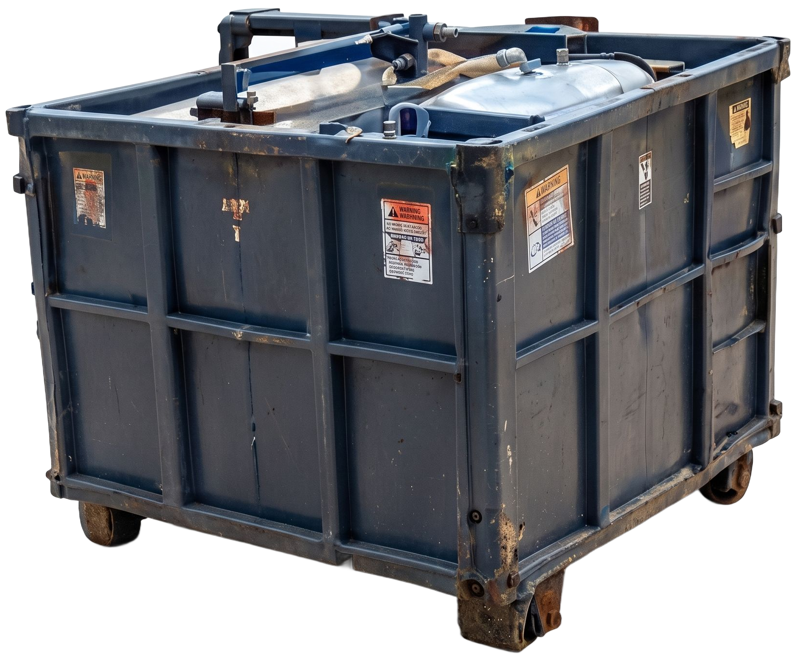 Our 4x4 dumpster bin is built for smaller scale projects to help remove recyclable material