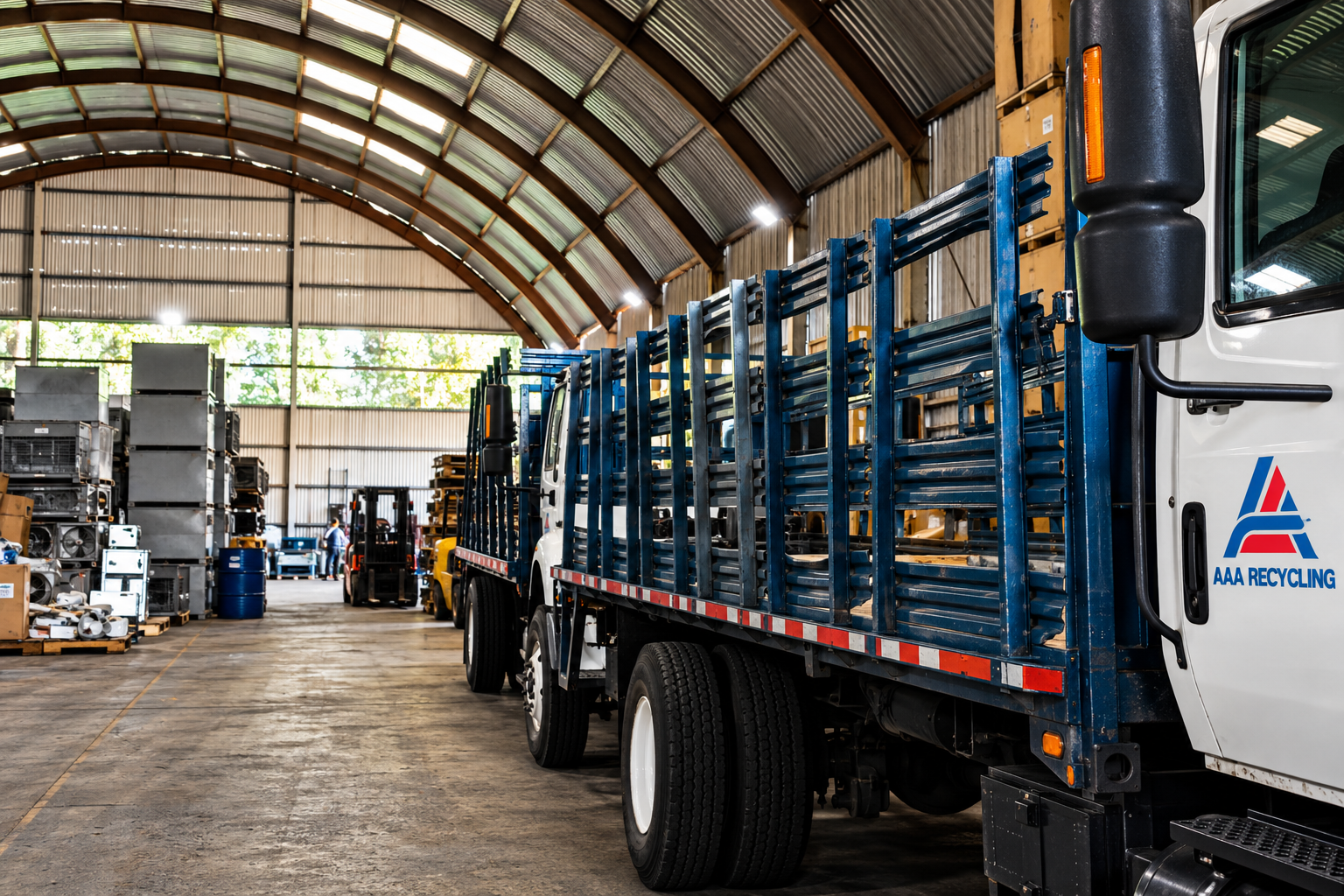 AAA Recycling helps plan commercial HVAC mechanical equipment removal and transportation.