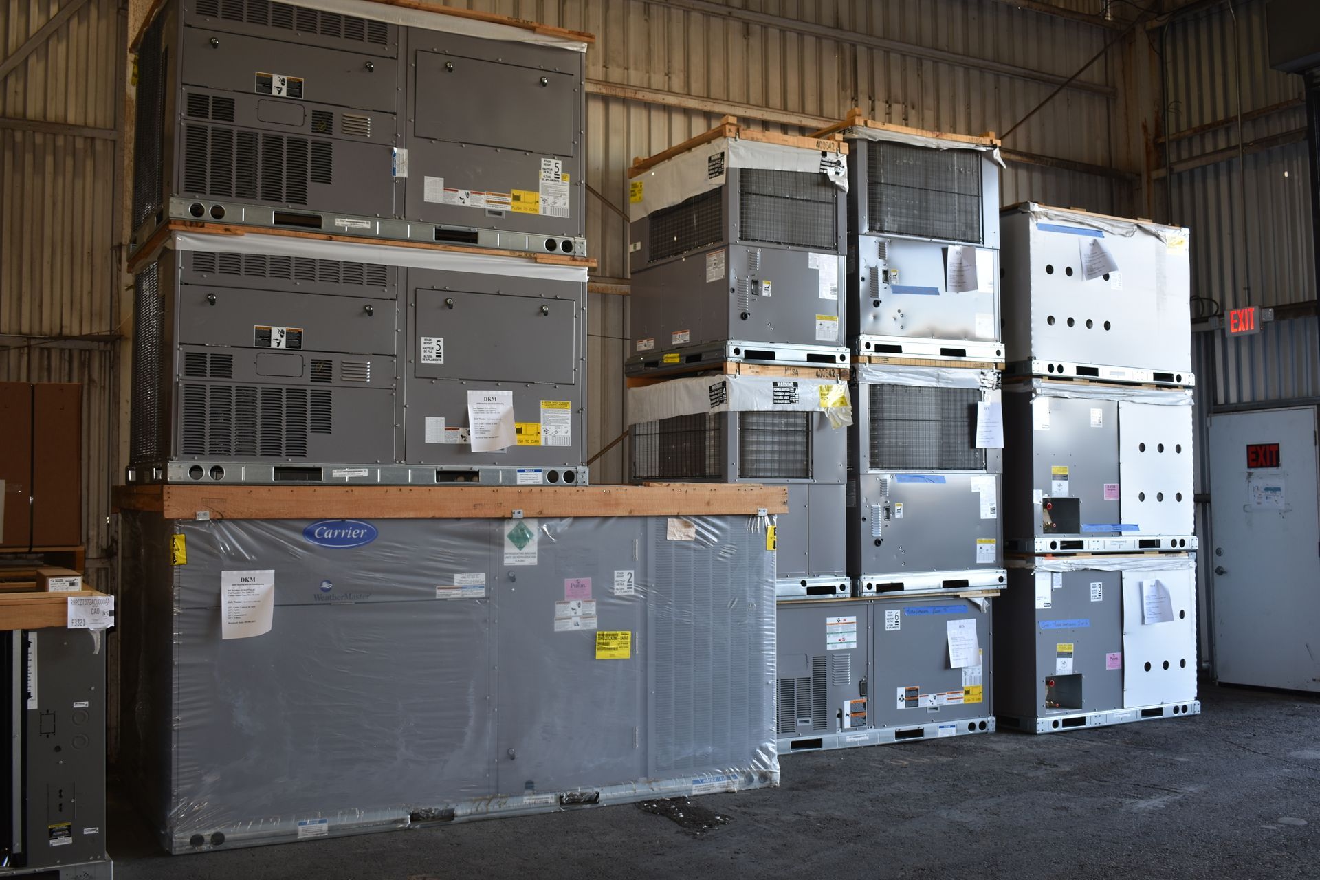 AAA Recycling provides HVAC Equipment Storage services