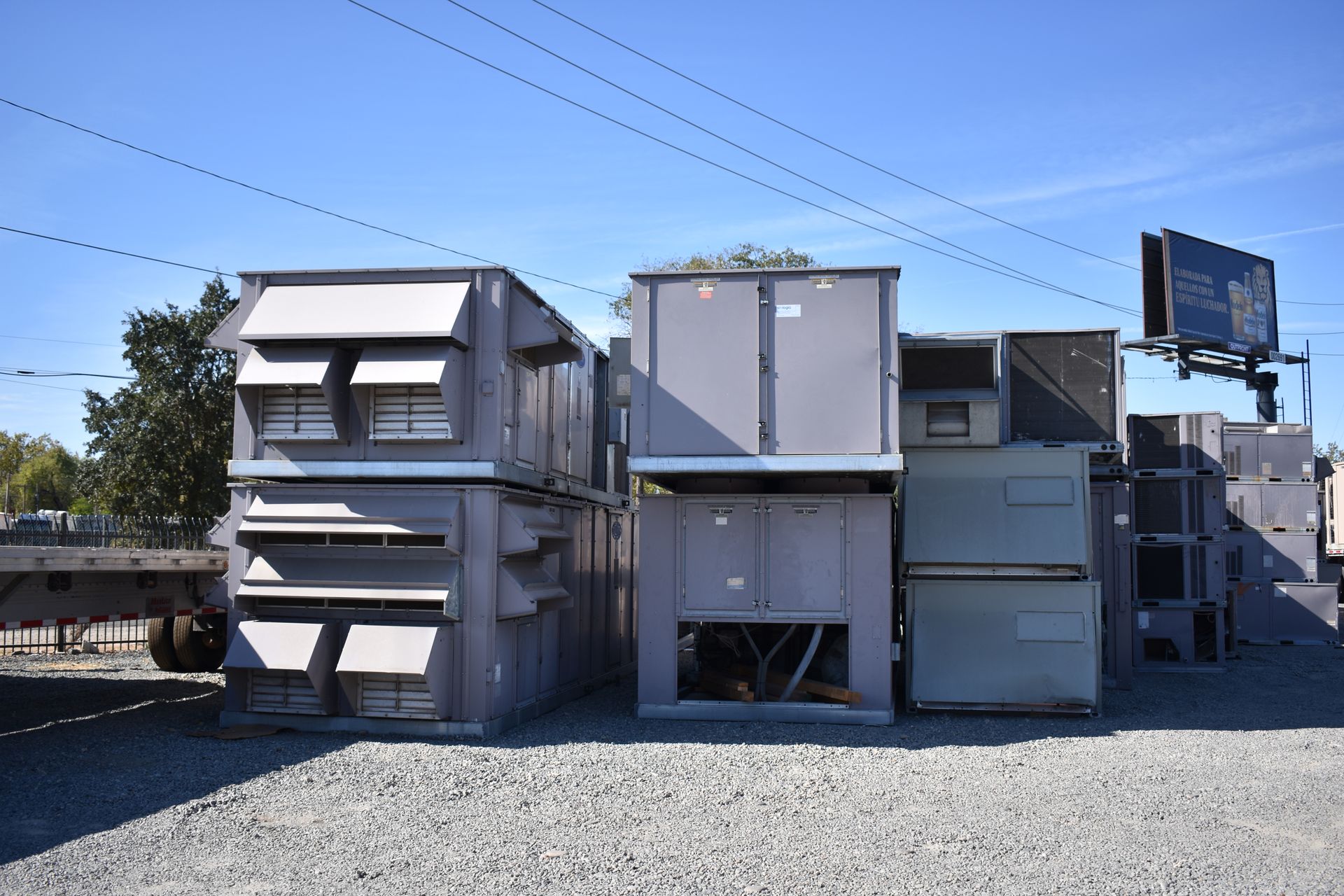 AAA Recycling helps plan industrial HVAC mechanical equipment removal and transportation.