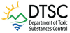 DTSC logo with sun, green mountain, and blue waves above Department of Toxic Substances Control text