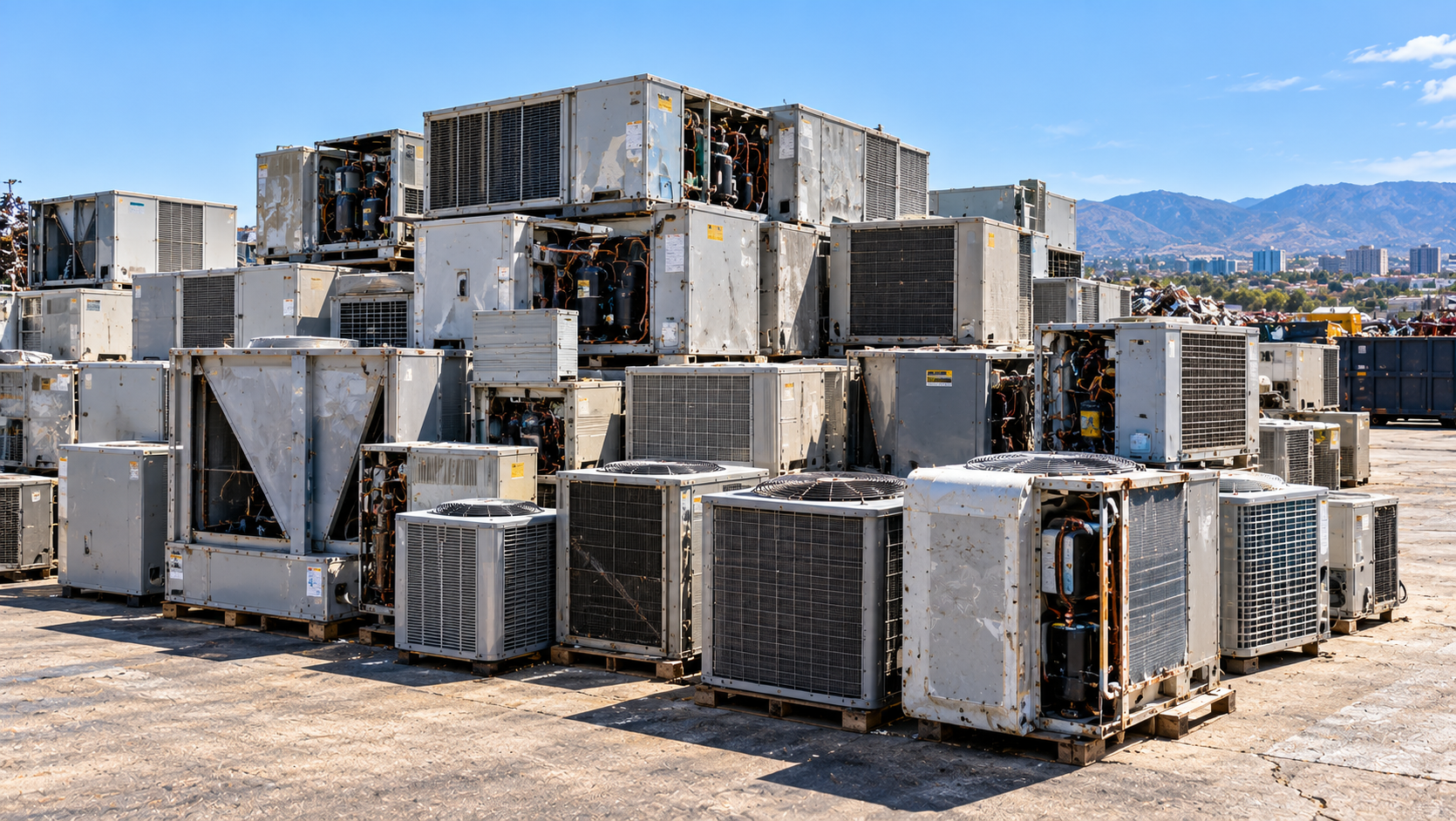 AAA Recycle can help you sell your old HVAC equipment and scrap metal