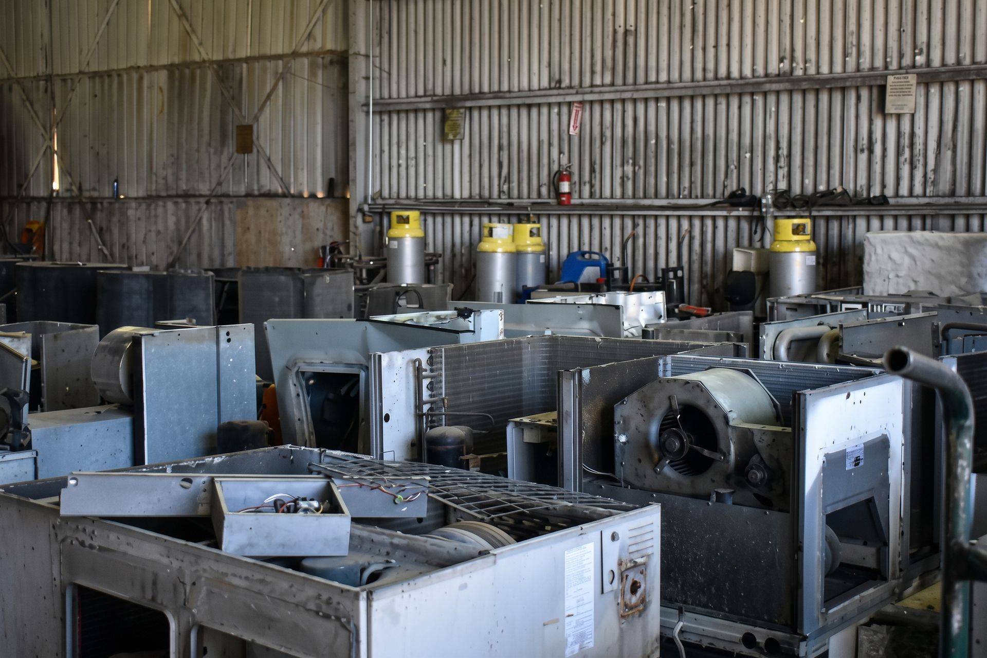 AAA Recycling will help you discard multiple unused HVAC units