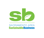 Green “sb” logo with the text “Sacramento Area Sustainable Business” below