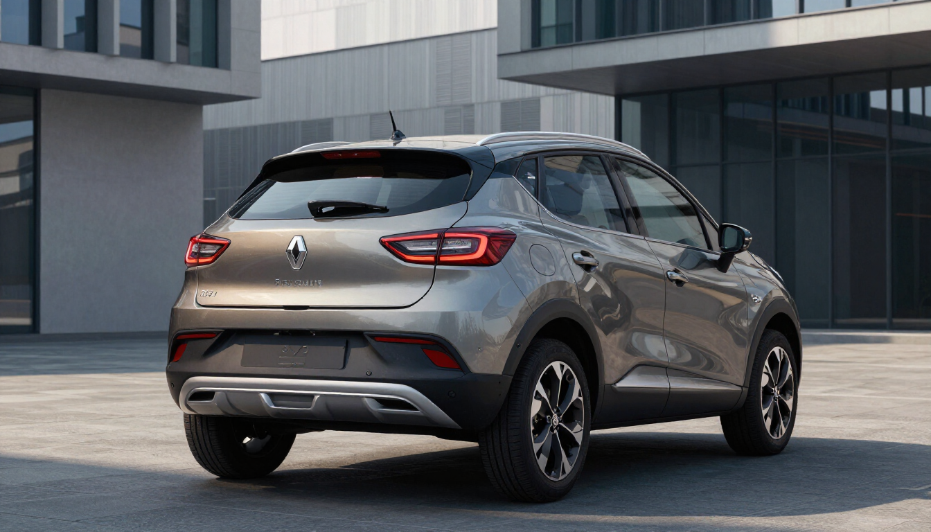 Renault Captur vista posteriore