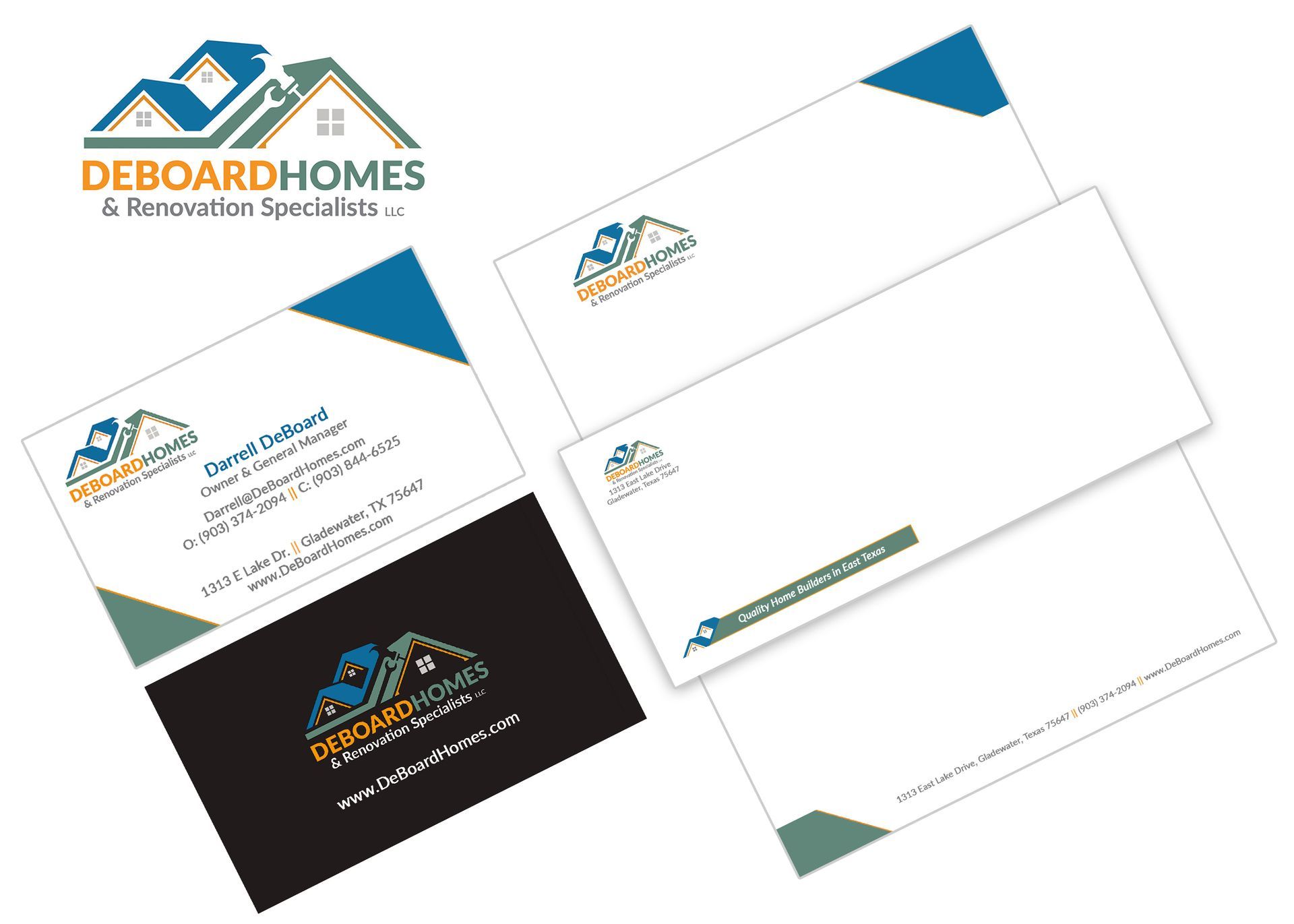 Homebuilder Branding | DeBoard Homes & Renovation Specialists | Longview, TX