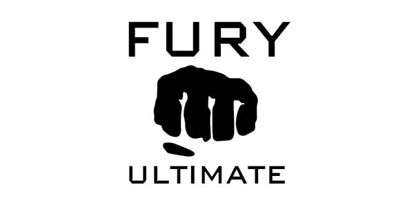 FURY ULTIMATE logo with a black clenched fist icon on a white background