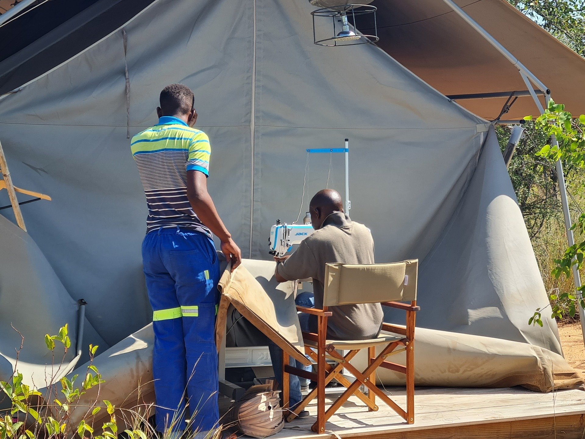 KUKU Kanvas Tent Repair Services in Hoedspruit